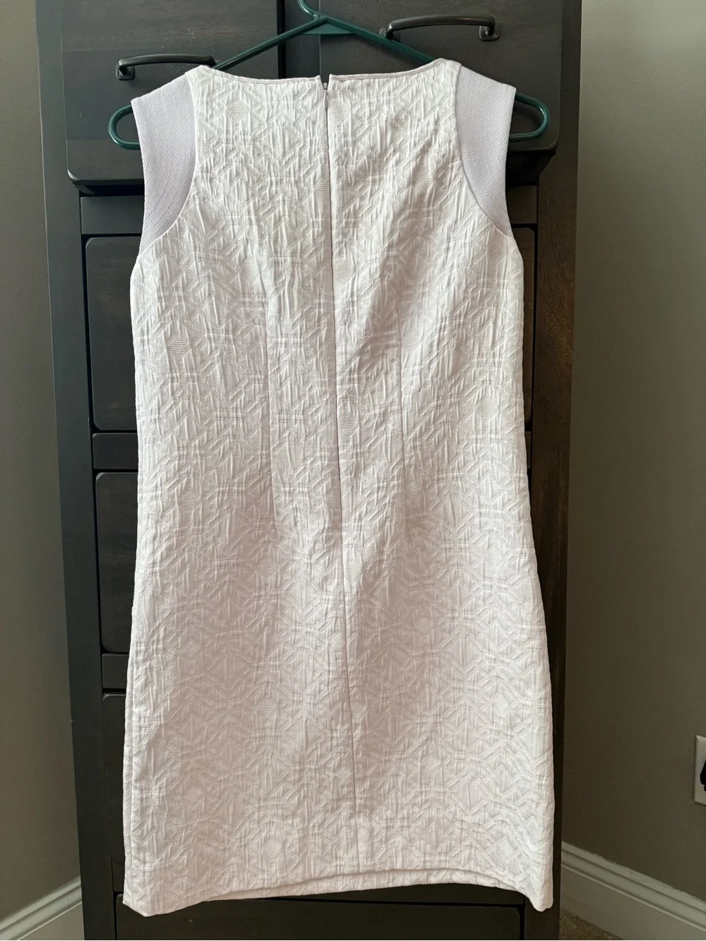 J. Crew Textured Sleeveless Mini Dress in Light Lavender